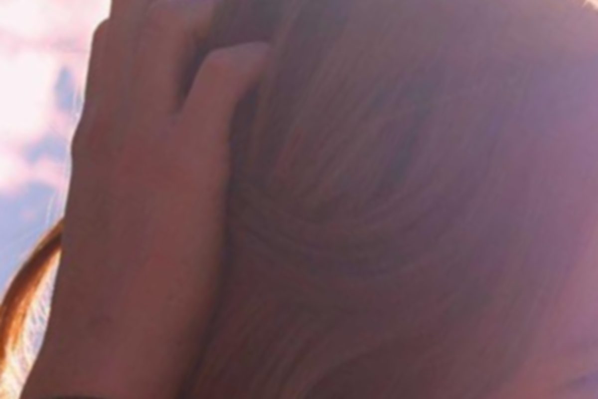 Person reviewing a phone call on a smartphone